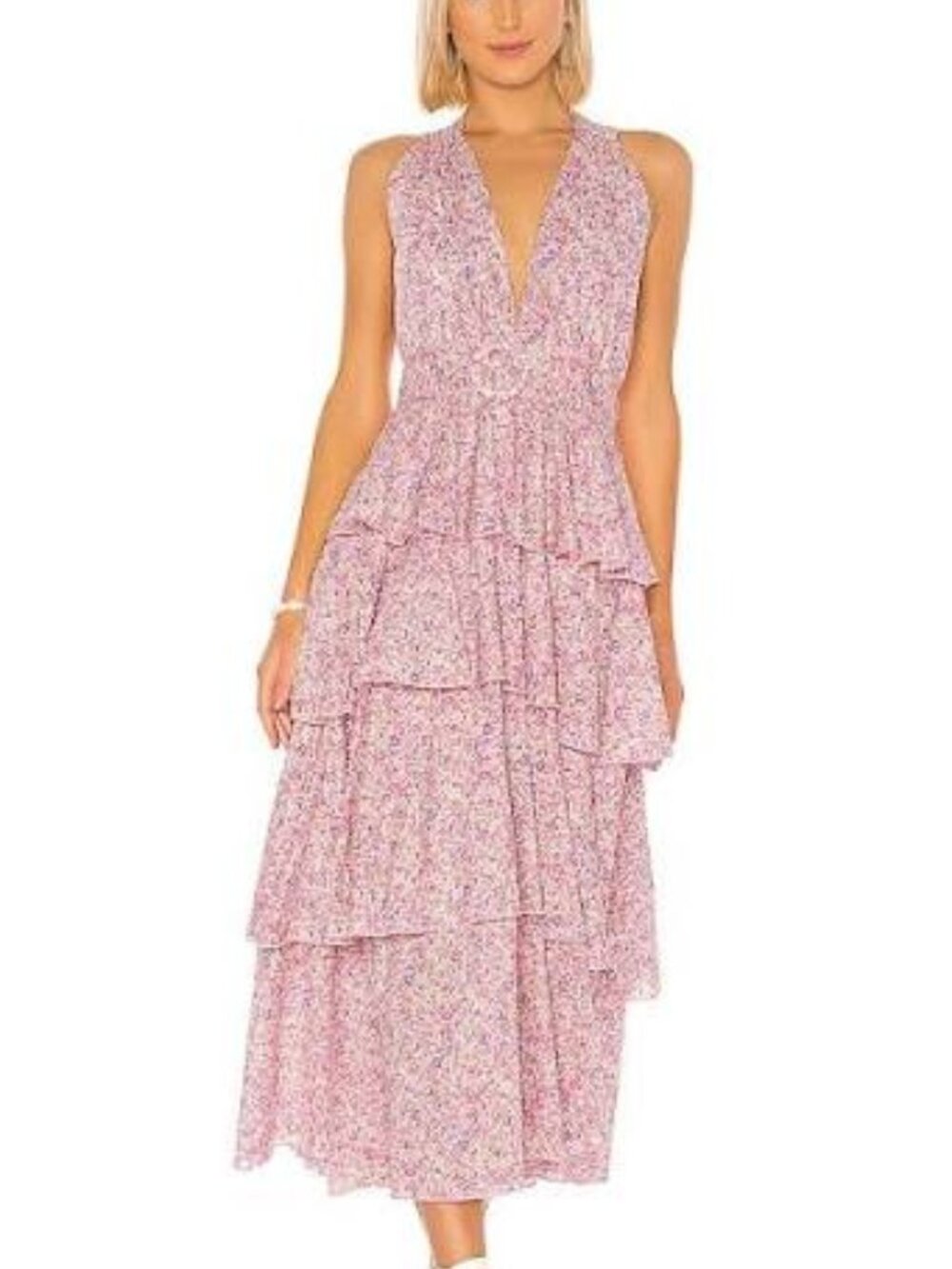Paulina Dress in Pacific Petersyn Color: Pacific Size: L
